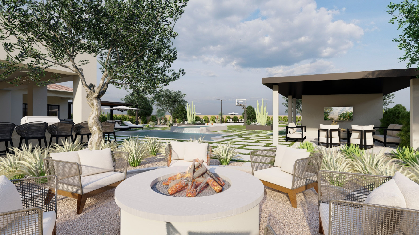 North Court - Landscape