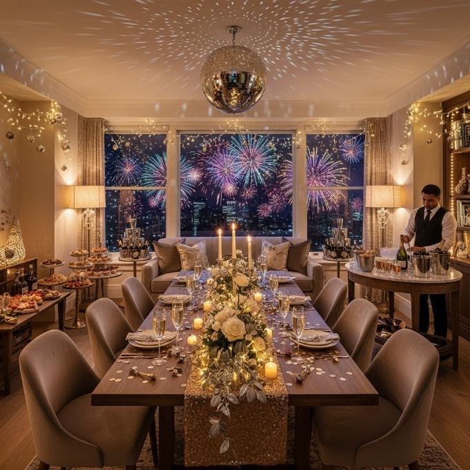 Interior Styling for NYE Parties: From Luxe Dinners to Pajama Jams