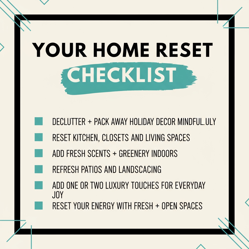 Home Reser Checklist